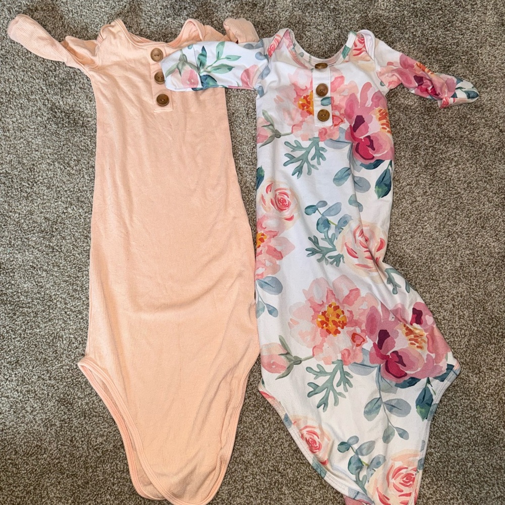 Two Caden Lane knot gowns